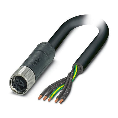 SAC-5P- 3,0-PUR/M12FSK PE