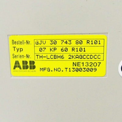 ABB GJV 30 743 80 R101