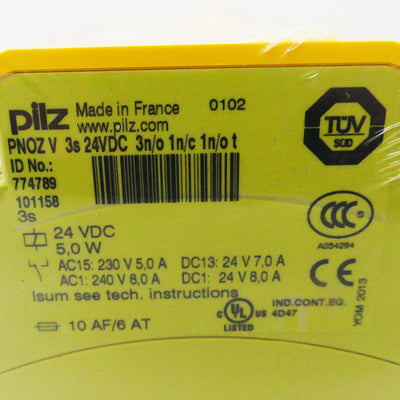 PILZ PNOZV3S24VDC3N/O1N/C1N/OT