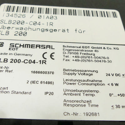 SCHMERSAL SLB 200-C04-1R