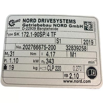 Nord SK172.1-90SP/4 Tf